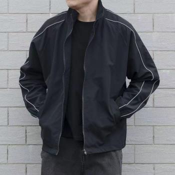 防風沖鋒衣外套男春秋幹活穿的夾克運動棒球服男士潮帥氣風衣春款