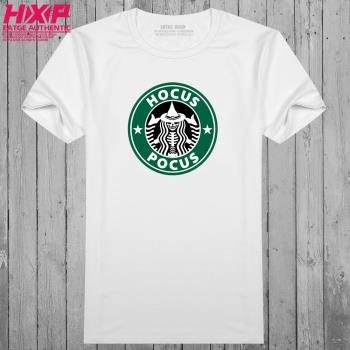 女巫也瘋狂T恤Hocus Pocus惡搞Logo電影創意設計潮牌純棉體恤