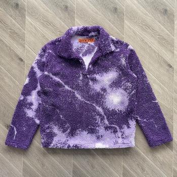 CPFM.XYZ Grape Cowboy Pullover 紫色 編織絨面套頭衛衣