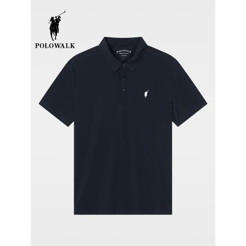 POLOWALK官方夏季純色休閑短袖