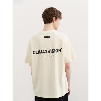 CLIMAX VISION短袖休閑印花T恤
