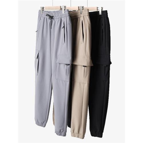 挪快樂卡車！男士工裝褲 松緊腰休閑束口運動褲  秋款K