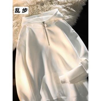 bf加絨加厚保暖男女士連帽衛衣