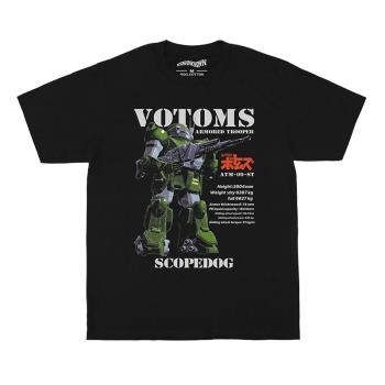 裝甲騎兵 T恤 眼鏡犬 Armored Trooper Votoms 動漫短袖 T-Shirt