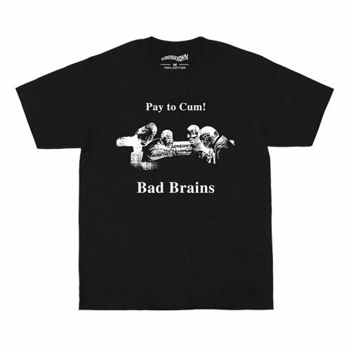 Bad Brains T恤 Pay to Cum! VOID FUGAZI Black Flag T-Shirt