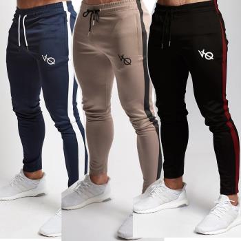 2021 quality cotton sport pants male gym work out trousers