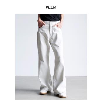fllm水洗分割設計時髦微喇長褲