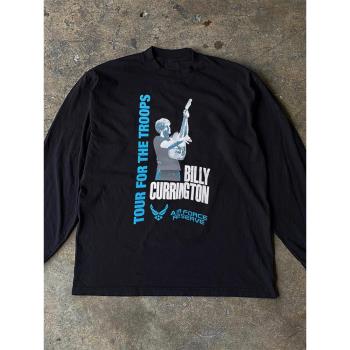 Billy歐美高街嘻哈長袖慵懶風T恤