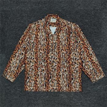 完全正確 MARIA leopard printed l/s shirt 長袖襯衫 豹紋款滿印
