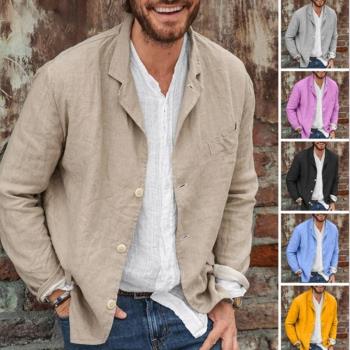 2021 jacket mens spring and autumn casual loose suit jacket