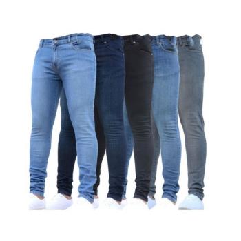 jeans歐美爆款緊身小腳牛仔褲