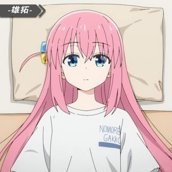 孤獨搖滾 後藤一里同款T恤波奇醬白色短袖周邊痛衣cos衣服棉半袖