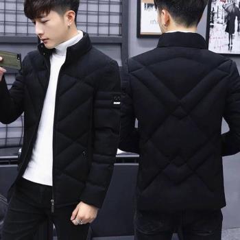 冬季韓版修身短款羽絨男士外套
