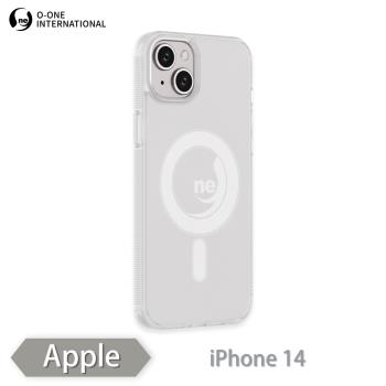 【O-ONE】APPLE iPhone14『軍功Ⅱ防摔殼-磨砂磁石版』O-ONE MAG保護殼 磨砂抗指紋磁吸防摔殼 真機開模 孔位精準