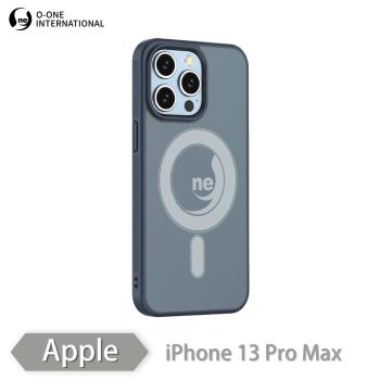 【O-ONE】APPLE iPhone13 Pro Max『軍功Ⅱ防摔殼-磨砂磁石版』O-ONE MAG保護殼 磨砂抗指紋磁吸防摔殼 真機開模孔位精準