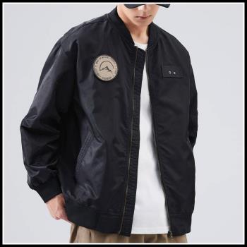 潮牌寬松飛行員夾克男生棒球服