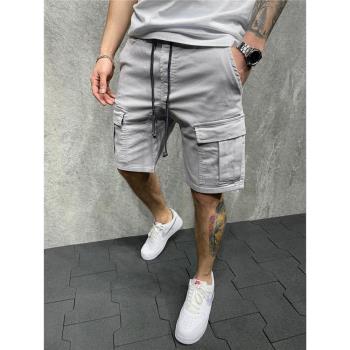 Men fashion casual Pocket Capris shorts short pants for mens