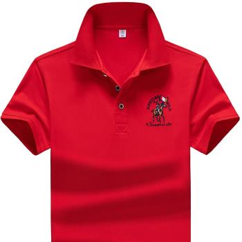 商務休閑半袖夏季工作衣服POLO衫