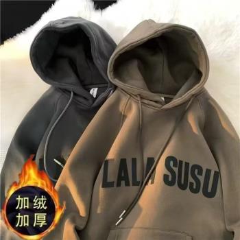 重磅秋冬季ins寬松潮連帽衛衣