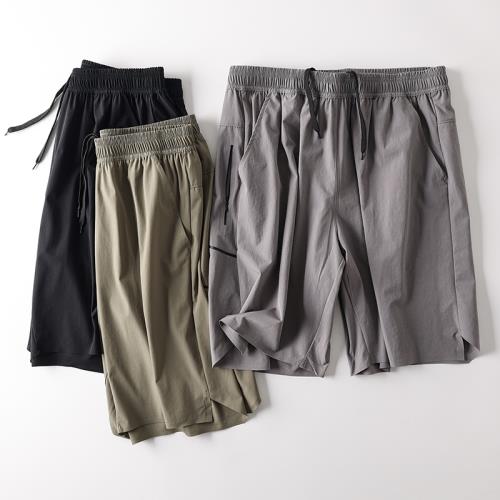 科技四面彈！速干透氣！3D立裁！夏季男士直筒運動休閑五分褲短褲