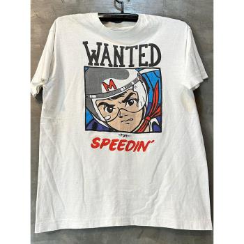 Speed Racer極速賽車手卡通電影BF風美潮質感短袖男女純棉圓領T恤