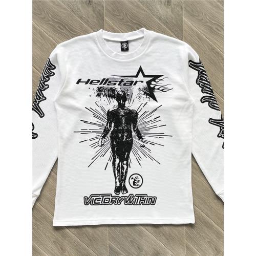 トップス HELLSTAR STUDIOS victory thermal Hellstar Studios Victory Thermal Long Sleeve Black – Restock AR