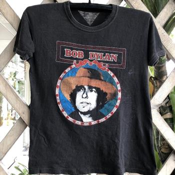 Bob Dylan致敬印花高街T恤短袖