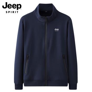吉普Jeep春季夾克運動開衫衛衣