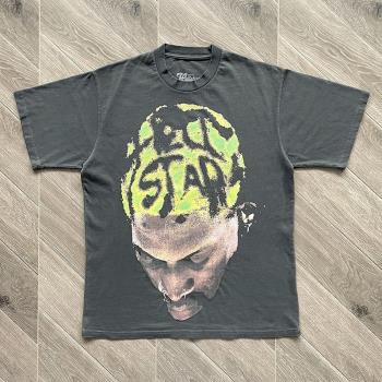 Hellstar Studios Rodman Tee ins同款歐美高街潮流男女短袖T恤