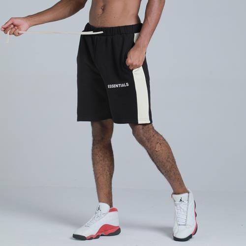 ESSENTIALS加州運動短褲FOG高街側條五分褲男士潮復線