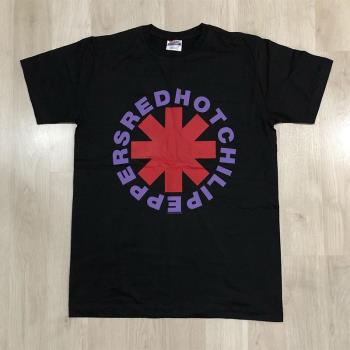 Red Hot Chili Peppers紅辣椒搖滾樂隊vintage復古男女短袖T恤潮