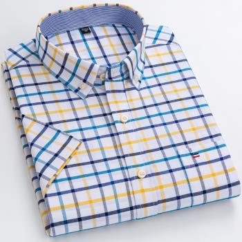 Polo collar short sleeved slim fitting shirt翻領短袖修身襯衫