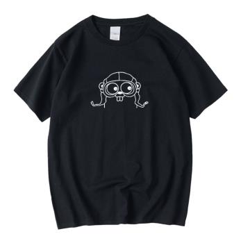 Golang語言計算機短袖碼農程式員