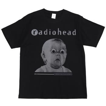 Radiohead T恤嘻哈短袖搖滾樂隊