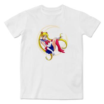 經典懷舊日漫美少女戰士之月亮上的月野兔短袖印花T恤動漫文化衫