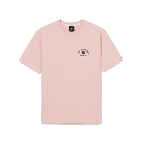 fingercroxx男女2023春夏新品簡約猿人頭字母短袖T恤00383