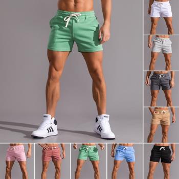 Jogging beach fitness shorts for men慢跑休閑沙灘健身短褲男