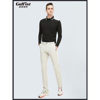 golf長褲加絨保暖修身直筒高爾夫