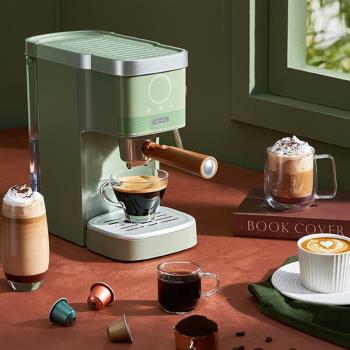康佳膠囊咖啡機現磨蒸汽打奶泡全半自動濃縮美意式研磨一體機家用