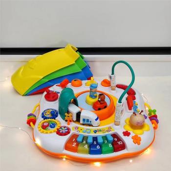 谷雨學習桌兒童多功能早教游戲桌趣味益智嬰兒玩具寶寶禮物1-3歲
