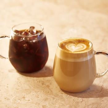 【2只裝】HARIO日本耐熱玻璃家用水杯果汁茶杯牛奶咖啡杯RDM
