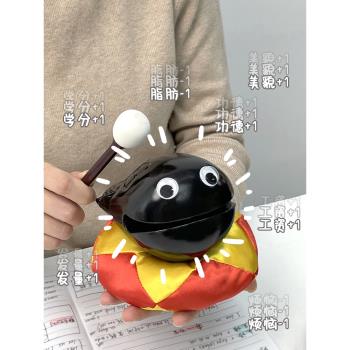 書桌面擺件小木魚敲打可愛的隨身靜心解壓搞怪辦公室好物生日禮物