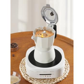 雙閥摩卡壺家用煮咖啡壺小型意式咖啡機濃縮萃取壺手沖咖啡壺套裝
