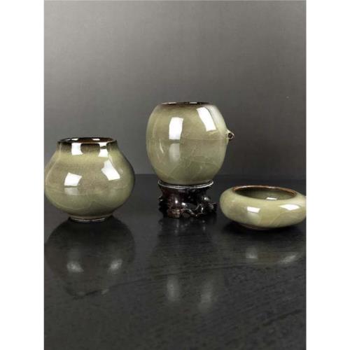 仿古青瓷器罐鳥籠配件鳥碗沙盤鳥食缸畫眉鳥杯蟲杯鷯哥鳥食罐食槽|鳥