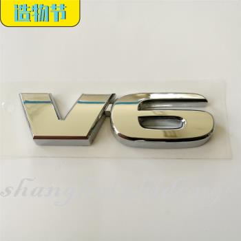 適配凱迪拉克別克豐田大眾V6車標字牌標貼純正配件