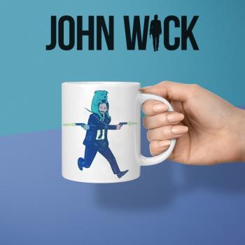 疾速追殺JohnWick基努里維斯馬克杯咖啡杯家用創意早餐杯ins禮物