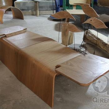 祁人兩用茶幾桌幾沙發角幾設計師原木色藝術現代簡約多功能小戶型