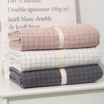 水洗棉單件被套單人被套1.5米×2雙人被罩200×230純棉1，8米被殼