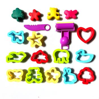 10色彩泥補充裝幼兒園小學生安全橡皮泥DIY手工黏土玩具禮物