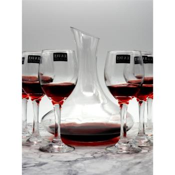 金達萊歐式大號小玻璃創意紅酒杯